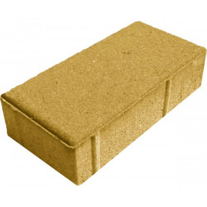Брусчатка тротуарная 240х120х70 Желтый