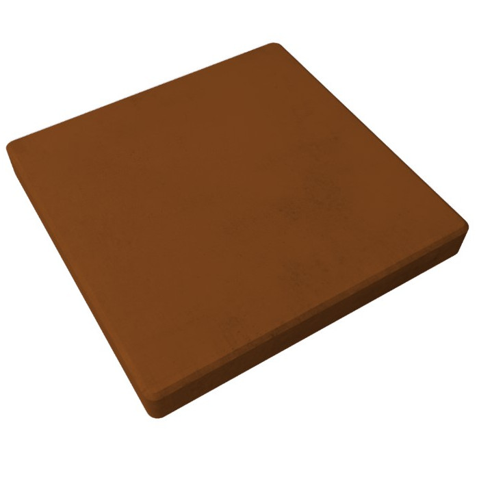 Квадратная тротуарная плитка 300х300х70 Коричневый